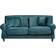 Beliani Eike Teal Sofa 186cm 3-Sitzer