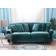 Beliani Eike Teal Sofa 186cm 3-Sitzer