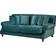 Beliani Eike Teal Sofa 186cm 3-Sitzer