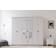 EVUHOME Ecu Xl White Wardrobe 210x180cm