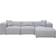Beliani Dolva Light Gray Sofa 294cm 3-seter