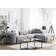Beliani Dolva Light Gray Sofa 294cm 3-seter
