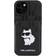 Karl Lagerfeld Saffiano Monogram Cardslot & Stand Choupette for iPhone 15