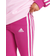 Adidas Girl's 3-Stripes Hoodie & Leggings Set - Semi Lucid Fuchsia/White/Clear Pink (IA3117)