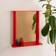 Raawii Pipeline Red Wall Mirror 56x60.6cm