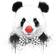 Pelcasa Clown Panda Black and White Poster 70x100cm