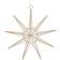 ECD Germany Poinsettia LED Gold Julstjärna ∅ 30cm