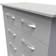 Welcome Furniture Avon Dusk Grey Chest of Drawer 76.5x107.5cm