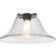 Discovery Bell Antique Brass/Clear Ceiling Flush Light 30cm