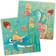 Scratch Magnetic Puzzle Mermaid Fold Out Book 2x20 Pieces