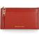 Michael Kors MK Empire Large Pebbled Leather Card Case - Br Terractta