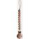Mushie Pacifier Clips Eva Pale Taupe