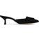 Manolo Blahnik Maysale Suede Mules - Black