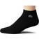 Lacoste mens Graphic Ankle Socks, Black/White