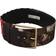 Dolce & Gabbana Multicolor Wide Leather Floral Gold Metal Buckle Belt