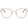 SmartBuy Collection Oval Full Rim Metal Prescription Online Gold Size Free Lenses Blue Light Block Available Red Rose Gold