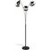 Trio Lighting Lumina Matt Black Floor Lamp 200cm 3pcs