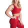 Better Bodies Scrunch Sports Bra - Chili Red