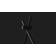 Lampefeber Arigato Black Ceiling Flush Light ∅ 22.8cm