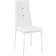 tectake Julien Cappuccino White Kitchen Chair 97cm 4pcs