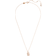 Swarovski Iconic Swan Pendant Necklace - Rose Gold/Transparent