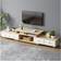 Gr8 Home Lowboard White /Oak TV Bench 106x36cm