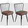 Hanah Home Yildiz Brown Köksstol 82cm 2st