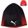 Puma liga reversible beanie mens hat one fits all black/red 022357 01