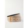 Saint Laurent Cassandre Leather Belt - Beige