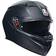 AGV K3 2.6 Integralhjelm - Sort Herre