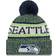 New Era NFL Sideline Winter Bobble Mütze Seattle Seahawks