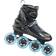Roces Helium TIF Inliners Dame Black/Azure Black/Azure
