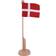 Dansk Bordsflagga I Tyg Prydnadsfigur