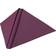 Duni lin middagsserviet 1/4 fold 40x40cm airlaid plum