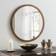 Dunelm Yearn Classic Round Bronze Wall Mirror 50cm