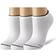 Calvin Klein 3 Pack Ankle Socks - White