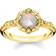 Thomas Sabo Gold Plated Agate Ring - Grey