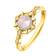 Thomas Sabo Gold Plated Agate Ring - Grey