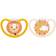Nuk Nappar 2-pack Space Gul/Beige 6-18 mån Nappar