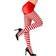 Widmann Striped Red/White 70 Den Tights