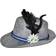 Funny Fashion Cappello Tirolo Grigio Fiore