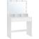 Vasagle Mirror & Light Bulbs White Dressing Table 40x80cm