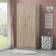 Timber Art Design UK Rio Costa Sonoma Oak Wardrobe 76x181cm
