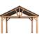 Sunjoy Cedar Wood Gazebo Todi 399 cm x 335 cm Anthracite