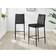 Furniturebox Modern Valera Black Bar Stool 97cm 2pcs