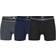 JBS Boy's Bamboo Boxershorts 3-pack - Black/Grey/Navy