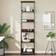 vidaXL Engineered Wood Brown Oak Bogreol 188.5cm
