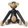 Kay Bojesen Monkey Mini Dark stained Oak Figurine 9.5cm