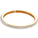 Monica Vinader Skinny Eternity Ring - Gold/Diamonds