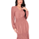 Shein Mulvari Solid Ruffle Hem Dress